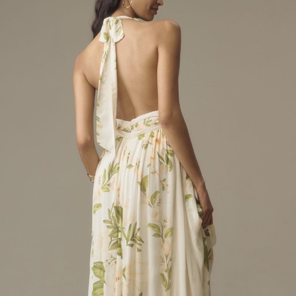 FARM Rio Floral Maxi Dress - Cream and Green - Picture 2 of 5